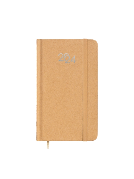 Agenda con elastico e copertina rigida settimanale personalizzata 9 x 14