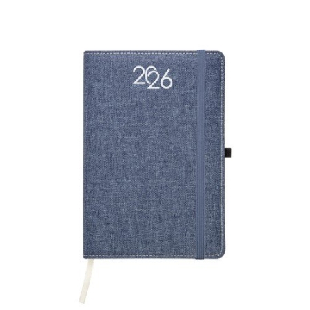 Agenda settimanale con copertina in R-Pet personalizzata 14,5 x 21 cm