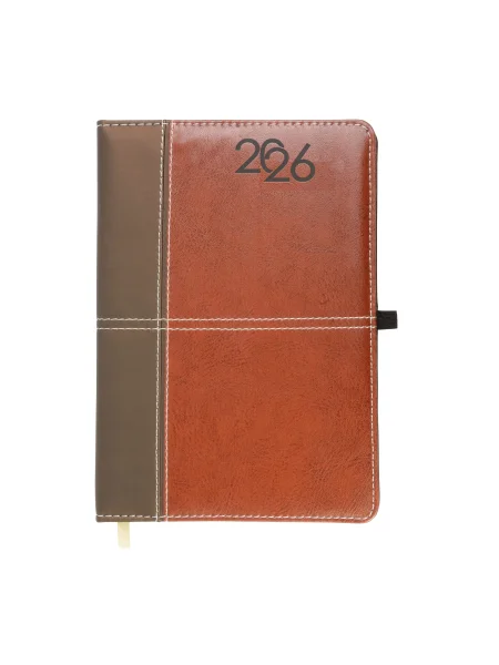 Agenda da regalare giornaliera in poliuretano da 14,5x21 cm