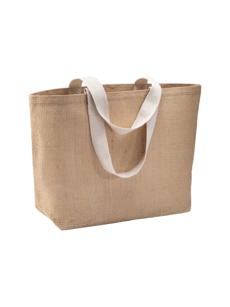 Shopper bag in juta personalizzata Charlotte 55 x 35 x 15 cm