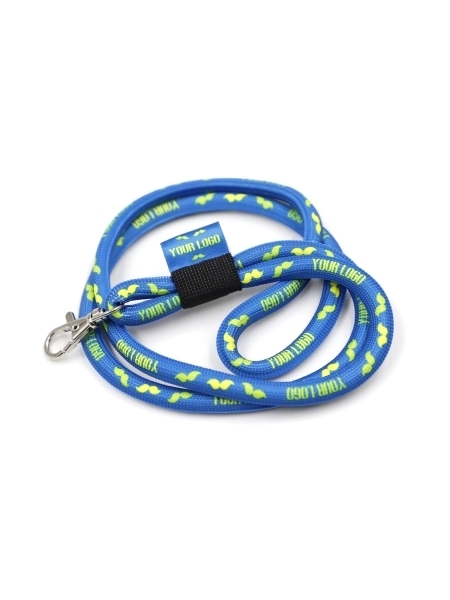 Lanyard badge tubolare con etichetta