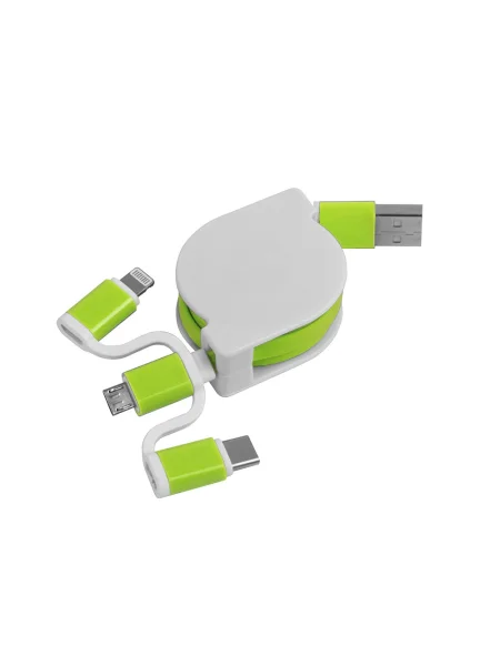 Cavo di ricarica 3 in 1 personalizzato Peach