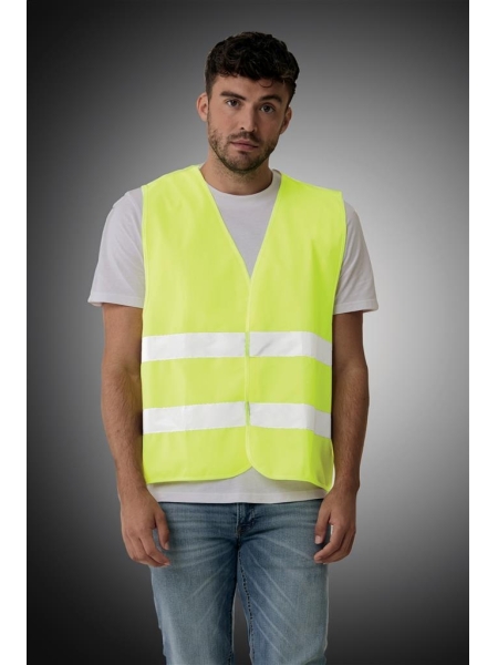 Gilet di sicurezza in PET riciclato GRS