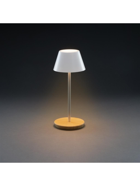 Lampada Pure Glow ricaricabile in plastica certificata RCS