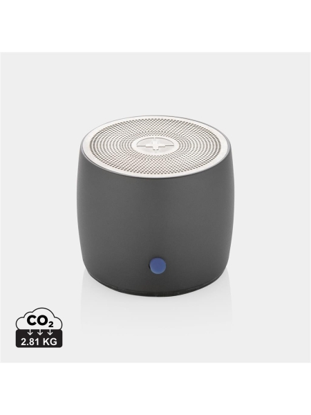 Speaker bass Swiss Peak da 3W in alluminio riciclato RCS