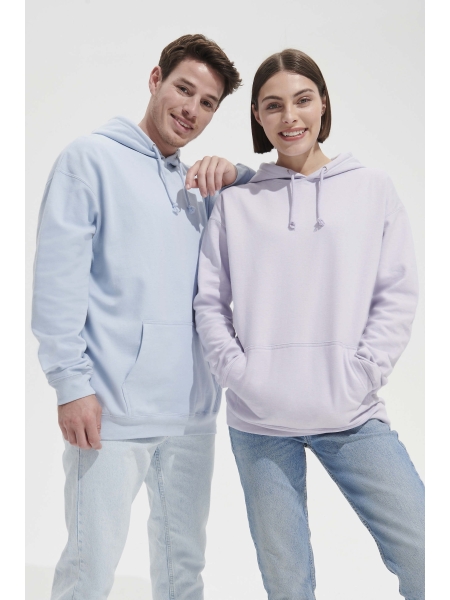 Felpe con cappuccio senza zip con tasca a marsupio personalizzate Sol's Condor
