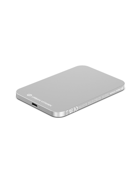 Powerbank wireless magnetico in materiale riciclato personalizzato Urban Vitamin 3000 mAh