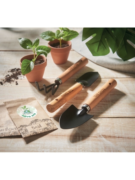 Set attrezzi giardino personalizzabile