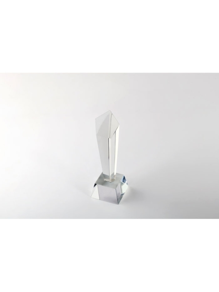 Trofeo personalizzabile in cristallo in confezione regalo