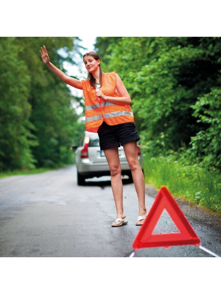 Gilet di sicurezza con nastro riflettente ad alta visibilità