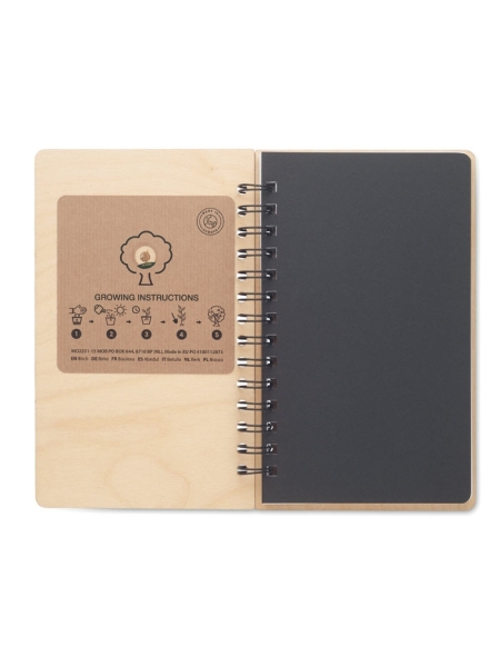 Notebook in betulla A5
