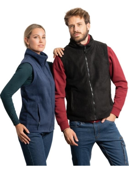 Gilet in pile unisex personalizzato Roly Bellagio