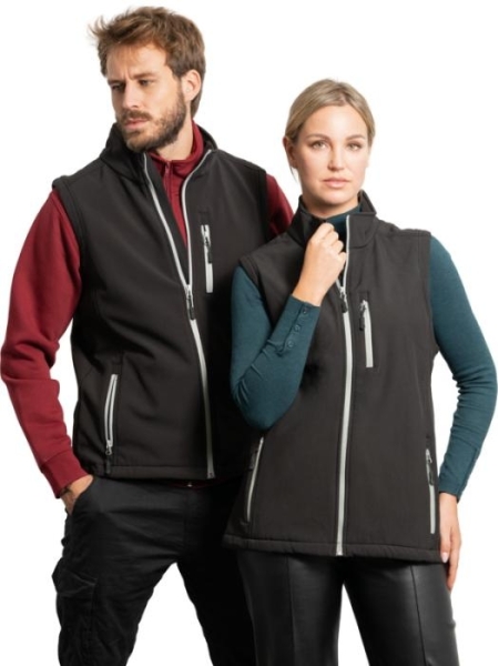 Gilet in softshell unisex personalizzato Roly Nevada