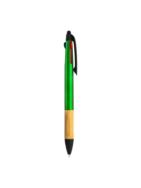 Penna con gommino touch screen a scatto 3 colori personalizzata Danielle