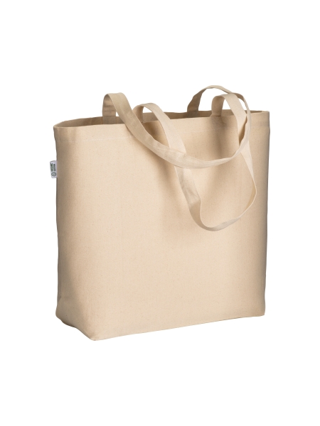 Shopper cotone biologico personalizzata Dena 50 x 35 x 15 cm