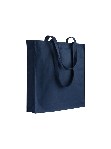 Shopper bag ecologica in cotone riciclato personalizzata Eartha 38 x 42 x 8 cm