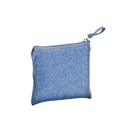 Pochette in cotone riciclato personalizzata Ebony