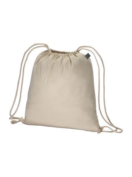 Zaino in cotone Fairtrade a sacca personalizzabile Stromboli 140