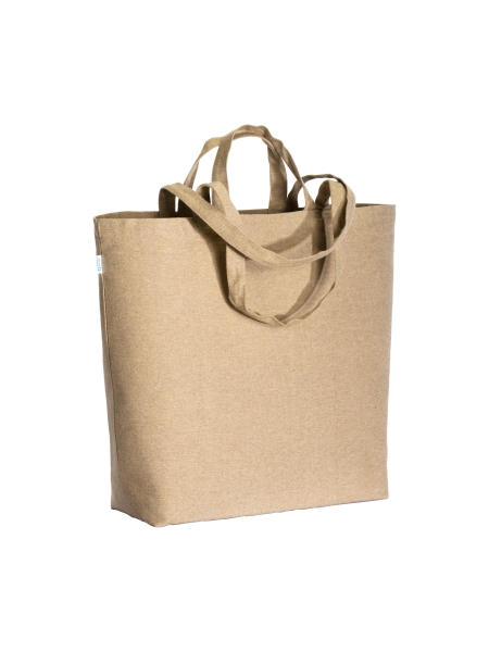 Shopper bag ecologica in cotone riciclato personalizzata Eden 55 x 45 x15 cm
