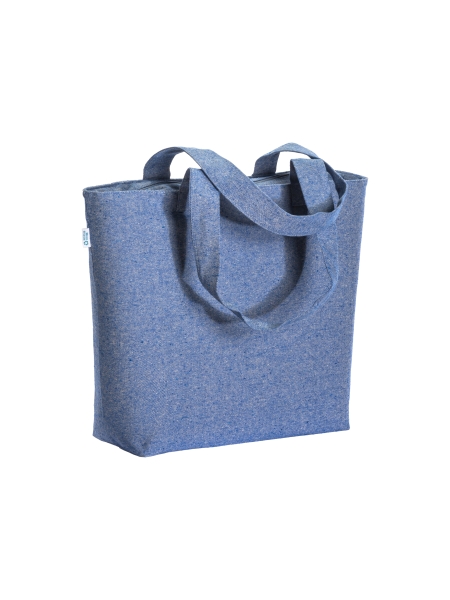 Shopper bag cotone riciclato personalizzata Edith 50 x 37 x 17 cm