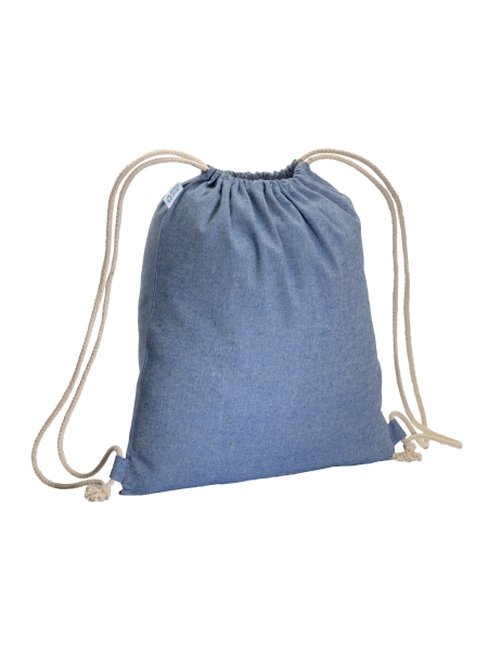 Sacca a zaino ecologica in cotone riciclato personalizzata Fulke 38 x 42 cm