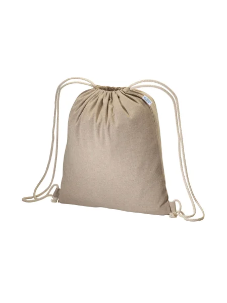 Sacca a zaino ecologica in cotone riciclato personalizzata Amalfi 180