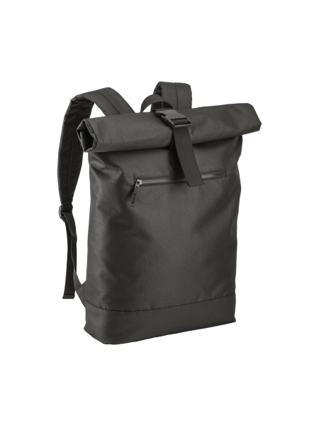 Zaino roll porta pc 17 pollici in poliestere riciclato personalizzato Roll
