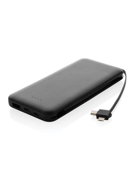 Power bank in plastica riciclata personalizzato Lockhart 10.000 mAh