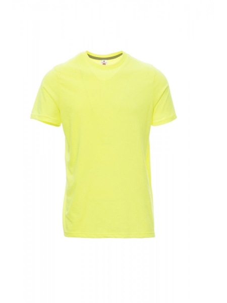 T shirt uomo lavoro personalizzata Payper Sunset Fluo