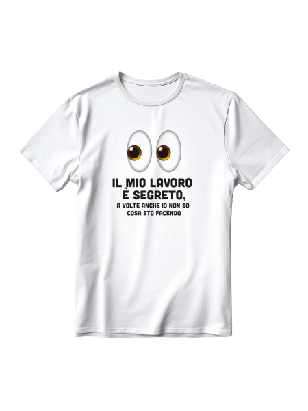 Magliette divertenti unisex personalizzate Secret