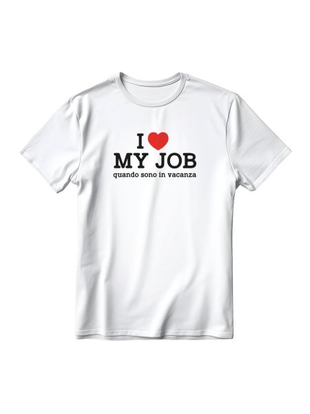 Magliette divertenti unisex personalizzate Job