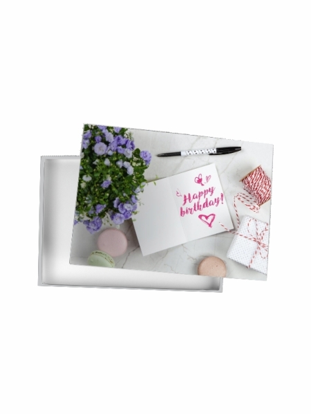 Scatole regalo con coperchio 30x30x5 cm - Stampa digitale