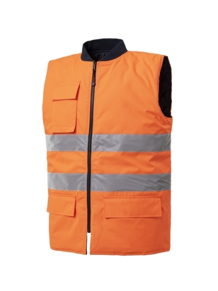 Gilet alta visibilità personalizzato Rossini Jim Hi-Vis reversibile