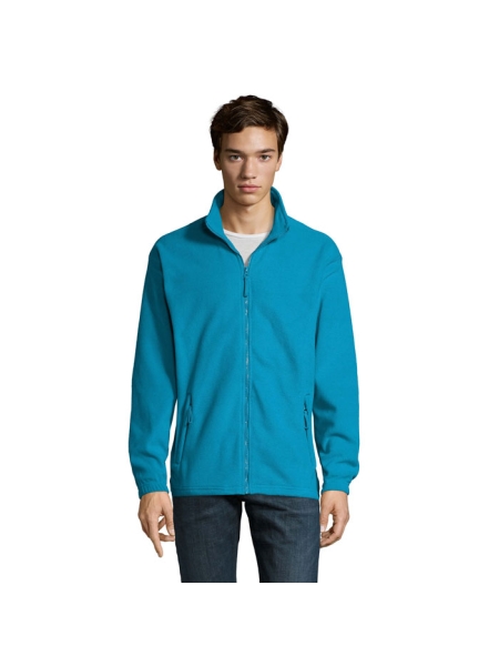 Felpa pile uomo personalizzabile NORTH