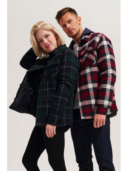 Camicia a quadri unisex personalizzata Sol's Noah