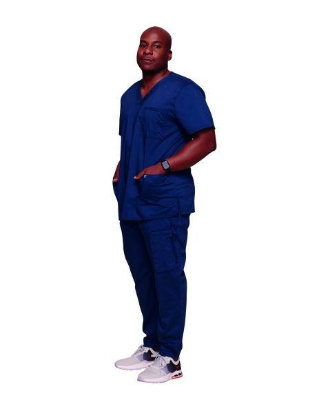 Casacca medicale da uomo personalizzabile Cherokee Medical Uniforms