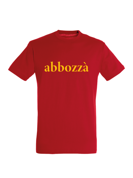 Maglietta unisex personalizzata con la parola romana Abbozzà
