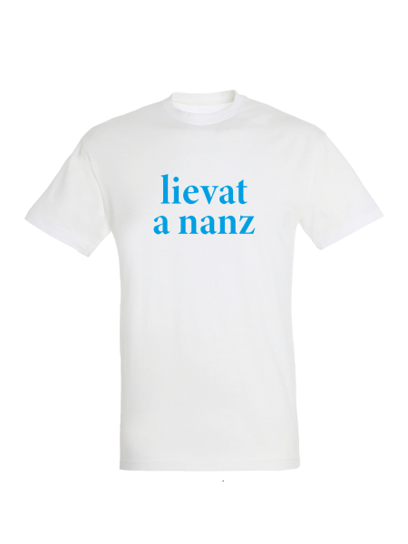 Maglietta unisex personalizzata con frase in napoletano lievat a nanz