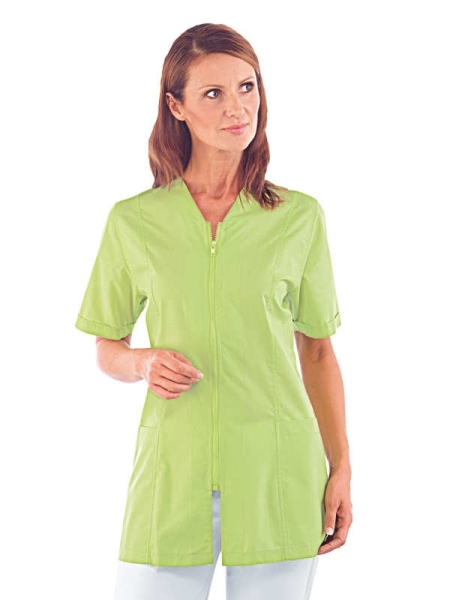 Casacca lavoro donna in cotone e poliestere personalizzata Isacco Victoria