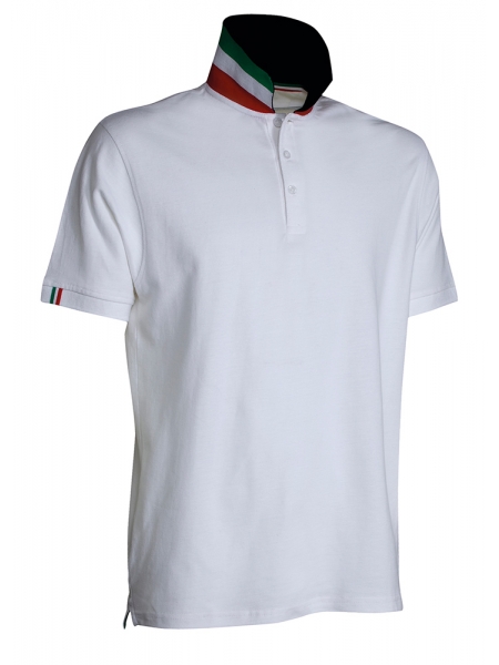 Polo Payper personalizzate tricolore Nation