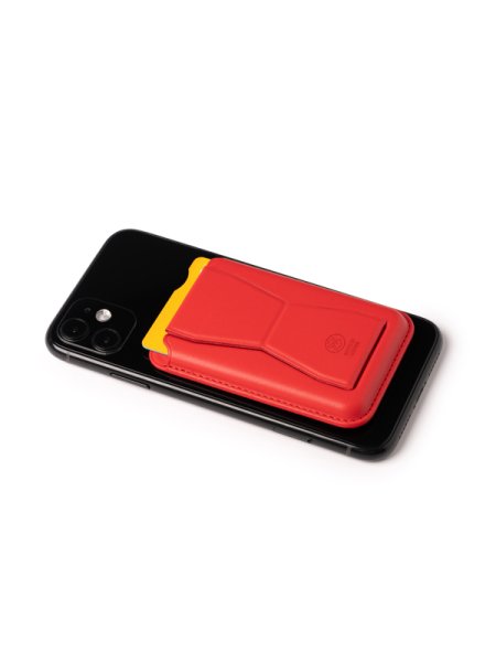 Portacarte con supporto telefono pieghevole personalizzato Roly Sekun