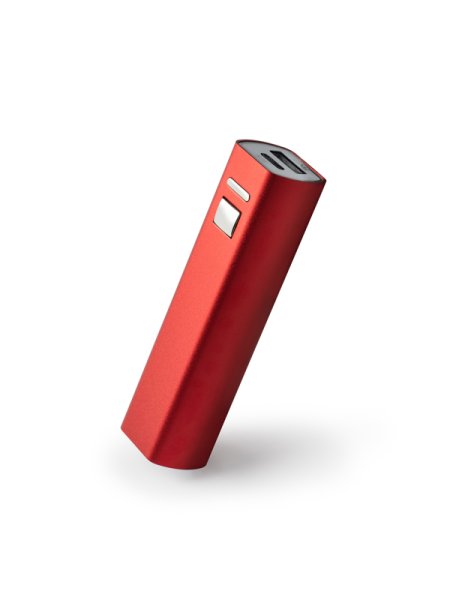 Power bank economici in alluminio riciclato personalizzati Roly Bony 2600 mAh