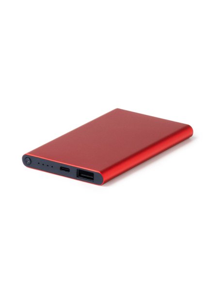 Power bank in alluminio riciclato personalizzato Roly Karna 4000 mAh