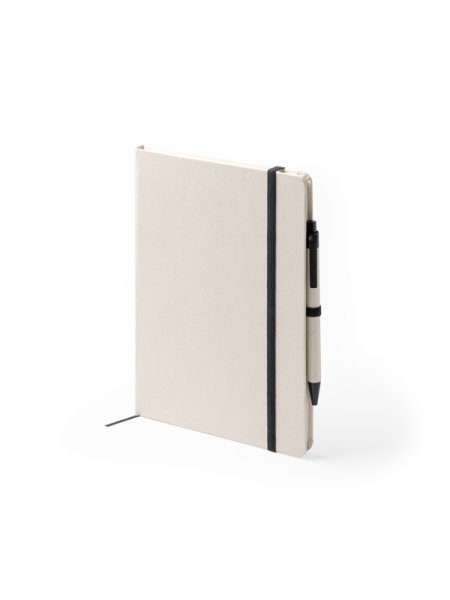 Taccuino personalizzato con penna A5 ecologico Auger