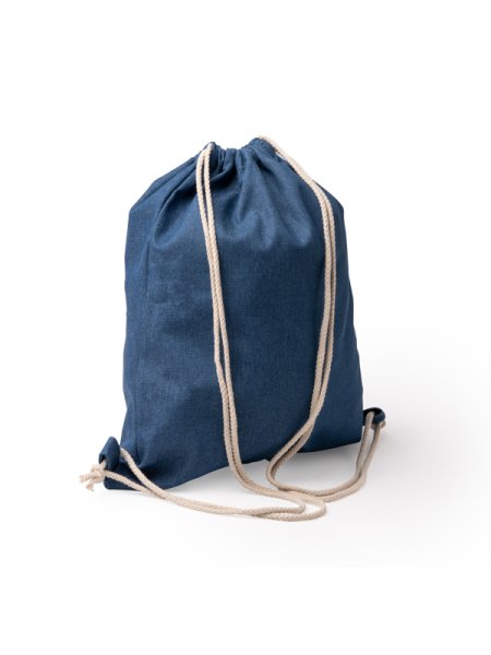 Sacca zaino in denim riciclato personalizzata Roly Boney