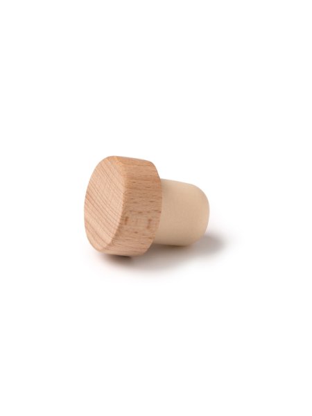 Tappi per bottiglie di vino in legno personalizzati Roly Klavan