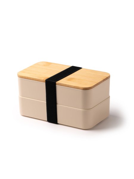 Contenitori portapranzo in PP e bamboo personalizzati Roly Janex