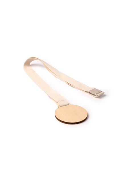 Medaglie in legno con lanyard in cotone personalizzate Roly Holden
