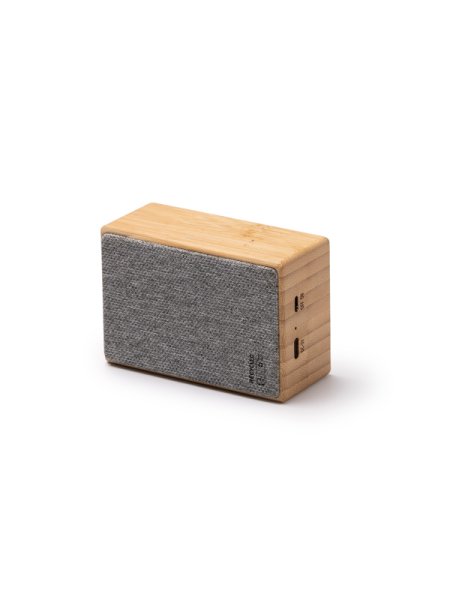 Altoparlanti in legno wireless personalizzati Roly Bufer 3 W