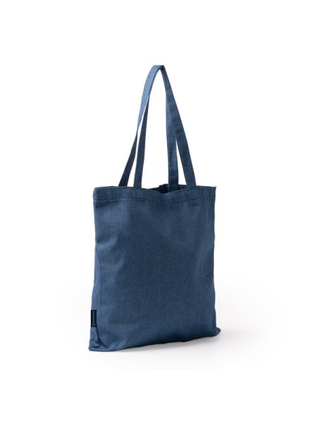 Shopper bag in denim riciclato personalizzata Orson 38 x 42 cm